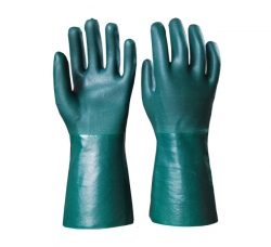 绥芬河绿色平砂手套（绿色砂面手套）