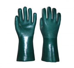 绥芬河绿色花砂手套（绿色砂面手套）
